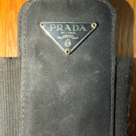 Prada | Accessories | Prada Black Vintage Cell Phone Holder  Vintage Prada Black Fabric Phone Holder (early 2000s)